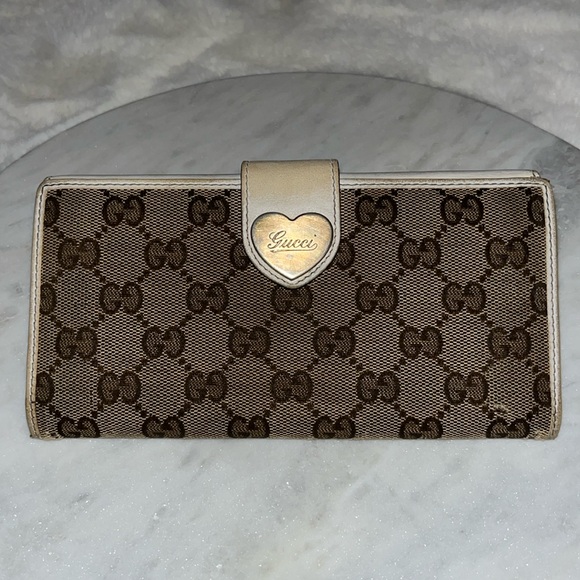 Gucci Handbags - SOLD ❌❌❌GUCCI GG Pattern Canvas Leather Long Wallet